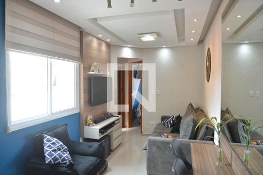 Sala de apartamento à venda com 2 quartos, 74m² em Parque Marajoara, Santo André