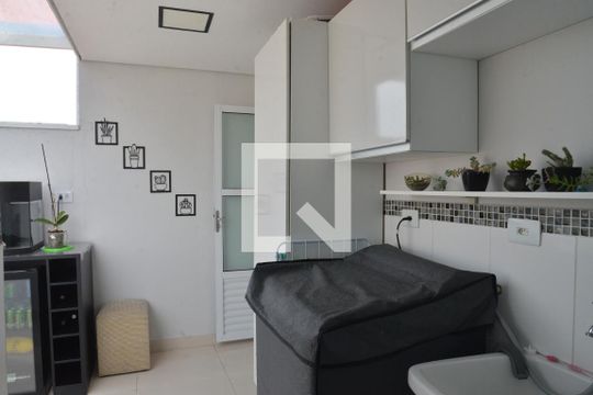 Área de Serviço de apartamento à venda com 2 quartos, 74m² em Parque Marajoara, Santo André