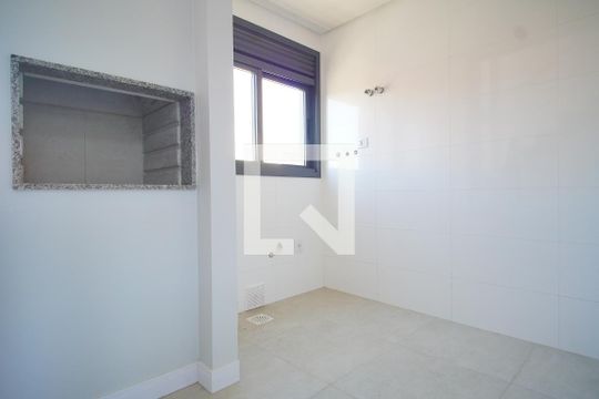 Cozinha - Churrasqueira de apartamento à venda com 3 quartos, 104m² em Passo D’areia, Porto Alegre