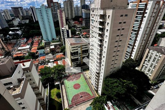 Vista de kitnet/studio para alugar com 0 quarto, 26m² em Vila Clementino, São Paulo