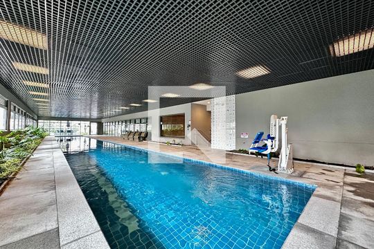 Área comum - Piscina Coberta de kitnet/studio para alugar com 0 quarto, 26m² em Vila Clementino, São Paulo
