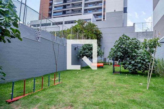 Área comum - Espaço Pet de kitnet/studio para alugar com 0 quarto, 26m² em Vila Clementino, São Paulo