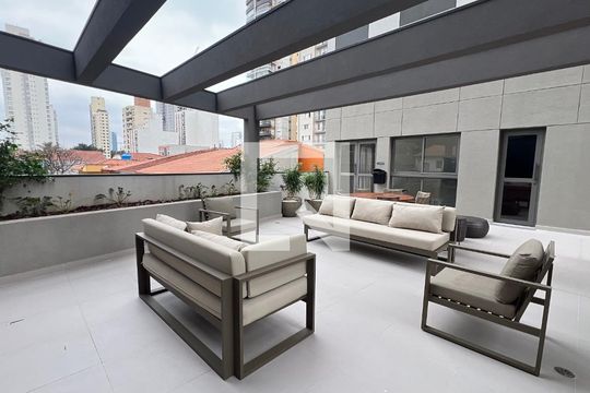 Área comum de kitnet/studio à venda com 1 quarto, 24m² em Pinheiros, São Paulo