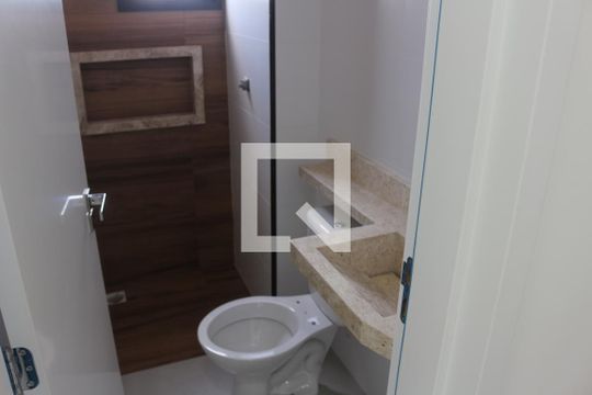 Banheiro Social de apartamento à venda com 3 quartos, 140m² em Santa Maria, São Caetano do Sul