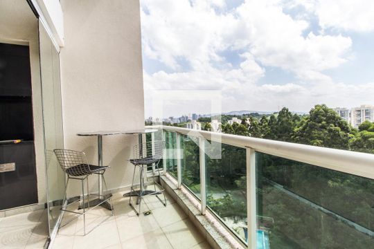 Varanda de apartamento para alugar com 3 quartos, 172m² em Tamboré, Santana de Parnaíba