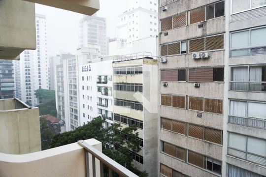 Varanda da Sala de apartamento para alugar com 2 quartos, 130m² em Jardim Paulista, São Paulo
