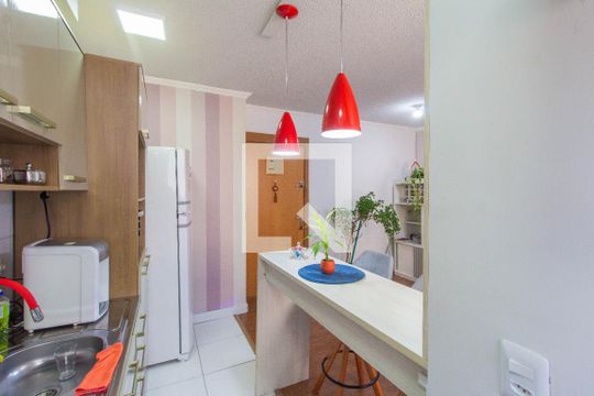 Cozinha e Área de Serviço de apartamento à venda com 2 quartos, 50m² em Olaria, Canoas