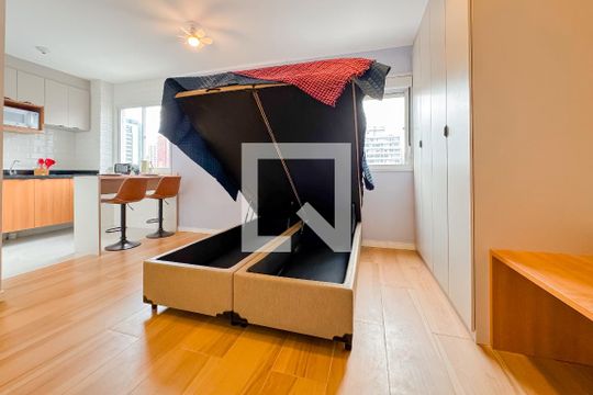 Studio de kitnet/studio para alugar com 1 quarto, 24m² em Sé, São Paulo