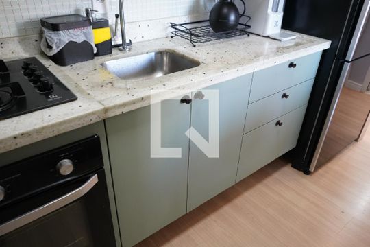 Cozinha de apartamento à venda com 2 quartos, 33m² em Mooca, São Paulo
