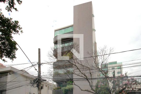 Fachada de apartamento à venda com 4 quartos, 156m² em Sion, Belo Horizonte