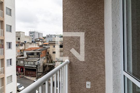 Varanda da Sala de apartamento para alugar com 2 quartos, 37m² em Jardim Imperador (zona Sul), São Paulo