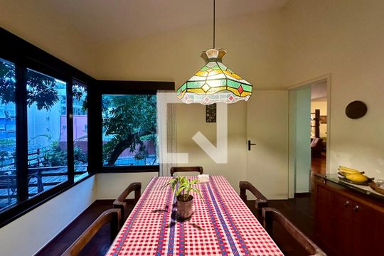 Sala de Jantar de casa à venda com 3 quartos, 480m² em Laranjeiras, Rio de Janeiro