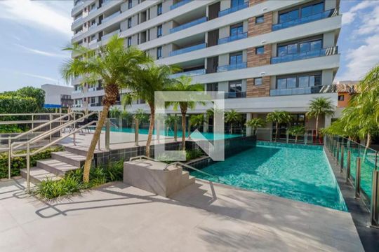 Área comum - Piscina de apartamento para alugar com 1 quarto, 41m² em Tristeza, Porto Alegre
