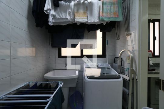 Área de Serviço de apartamento à venda com 3 quartos, 117m² em Jardim, Santo André