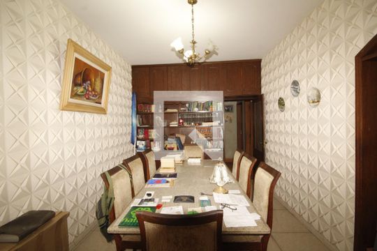 Sala de Jantar de casa à venda com 6 quartos, 390m² em Caiçaras, Belo Horizonte