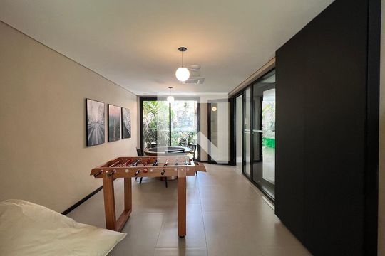 Área Comum - Sala de Jogos de kitnet/studio para alugar com 1 quarto, 27m² em Jardim Paulista, São Paulo