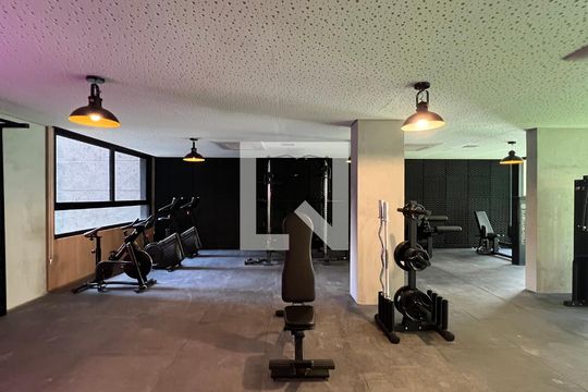 Área comum - Academia de kitnet/studio para alugar com 1 quarto, 27m² em Jardim Paulista, São Paulo