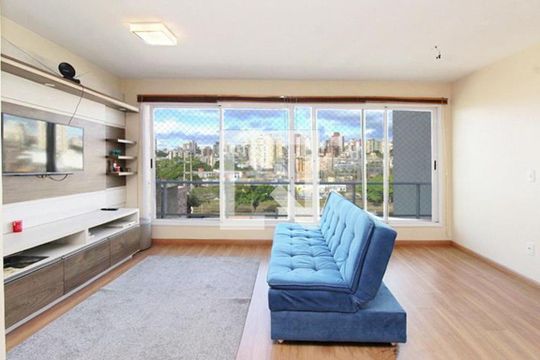 Sala de apartamento à venda com 3 quartos, 89m² em Santana, Porto Alegre