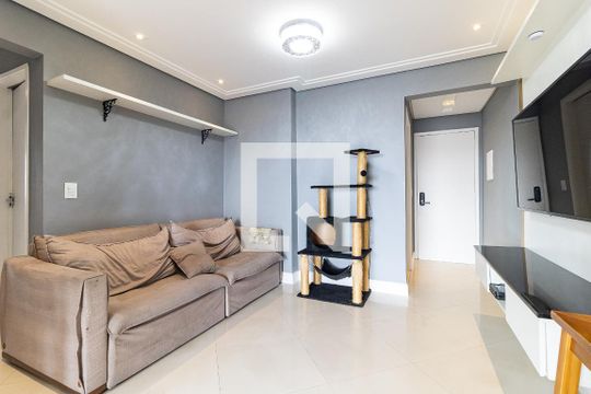 Sala de apartamento à venda com 3 quartos, 74m² em Vila das Merces, São Paulo