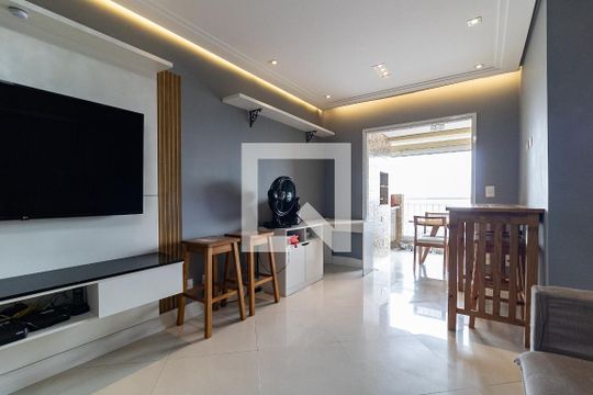 Sala de apartamento à venda com 3 quartos, 74m² em Vila das Merces, São Paulo