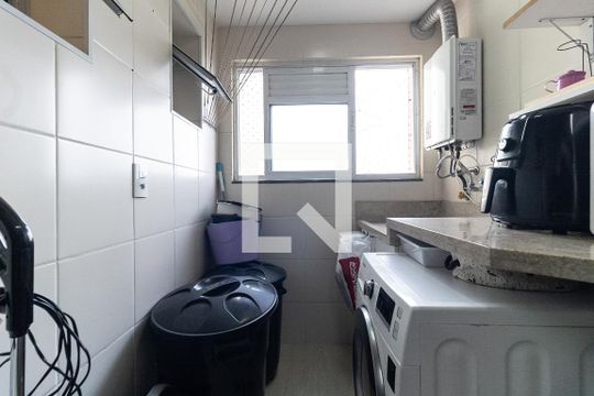 Área de Serviço de apartamento à venda com 3 quartos, 74m² em Vila das Merces, São Paulo