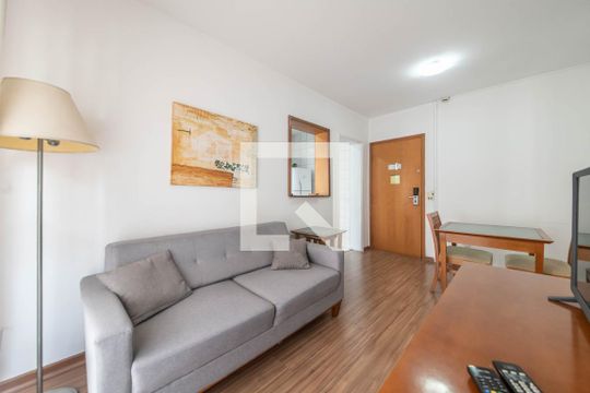 Sala de apartamento à venda com 2 quartos, 44m² em Cidade Monções, São Paulo