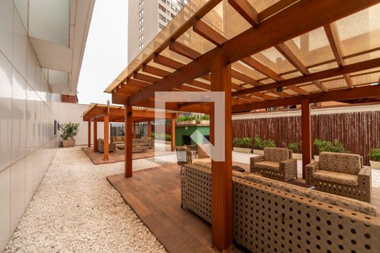 Área comum de kitnet/studio para alugar com 1 quarto, 55m² em Bethaville I, Barueri
