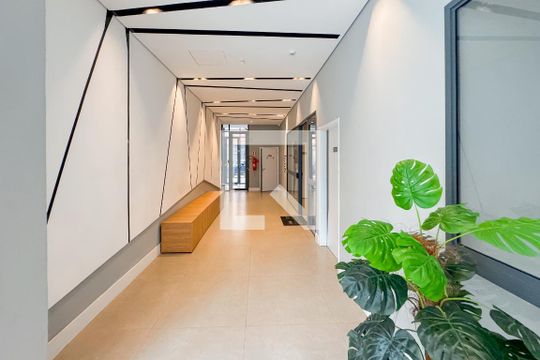 Área comum - Hall social de apartamento para alugar com 1 quarto, 45m² em Vila Mariana, São Paulo