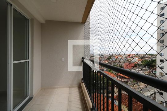 Varanda da Sala de apartamento à venda com 2 quartos, 43m² em Santa Maria, Santo André