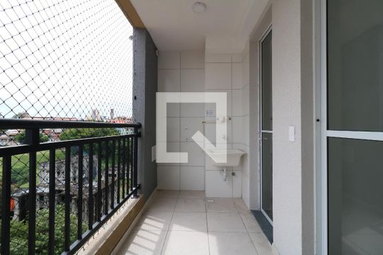 Área de Serviço de apartamento à venda com 2 quartos, 43m² em Santa Maria, Santo André