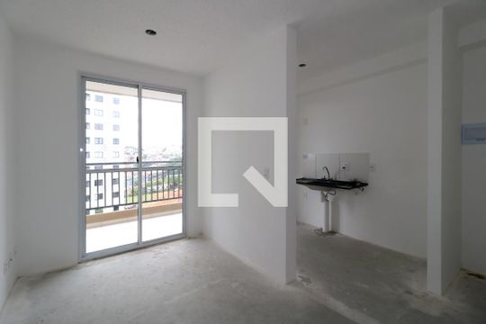 Sala de apartamento à venda com 2 quartos, 43m² em Santa Maria, Santo André