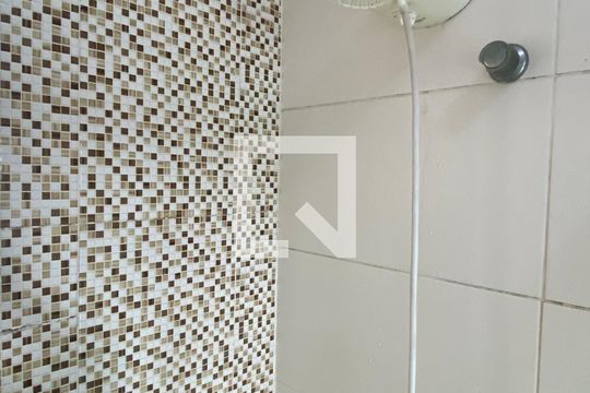 Banheiro da Suíte de apartamento para alugar com 2 quartos, 100m² em Vila Tibiriçá, Santo André
