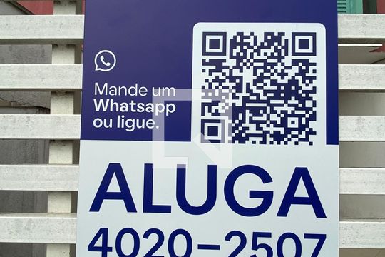 Placa de apartamento para alugar com 2 quartos, 100m² em Vila Tibiriçá, Santo André
