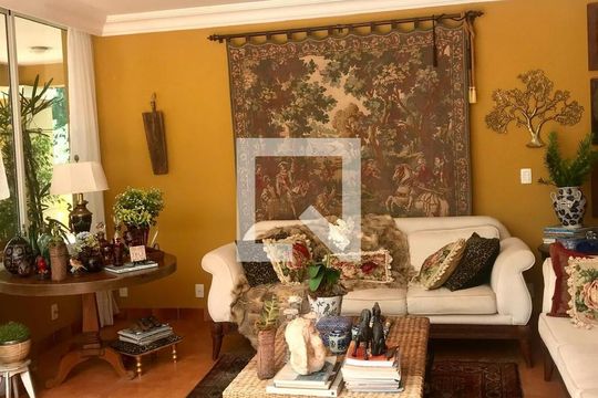sala de casa à venda com 4 quartos, 570m² em Vale do Sol, Nova Lima