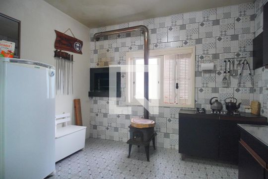 Espaço Gourmet de casa à venda com 3 quartos, 197m² em Rincão, Novo Hamburgo