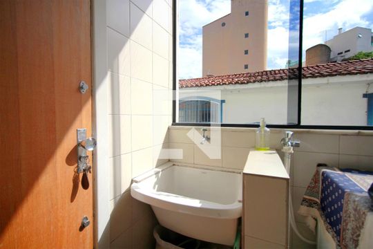 Área de Serviço de apartamento à venda com 4 quartos, 156m² em Santa Lúcia, Belo Horizonte