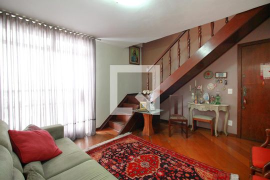 Sala de apartamento à venda com 4 quartos, 156m² em Santa Lúcia, Belo Horizonte