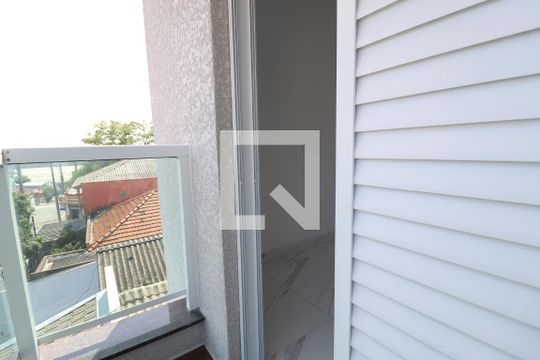 Varanda Quarto 1 de apartamento à venda com 2 quartos, 45m² em Jardim Utinga, Santo André
