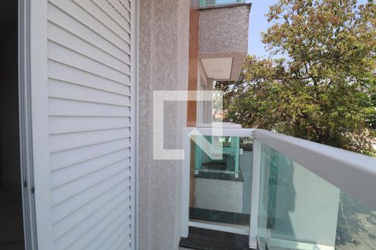Varanda Quarto 1 de apartamento à venda com 2 quartos, 45m² em Jardim Utinga, Santo André