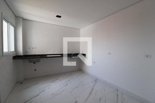 Cozinha e Área de Serviço de apartamento à venda com 2 quartos, 45m² em Jardim Utinga, Santo André