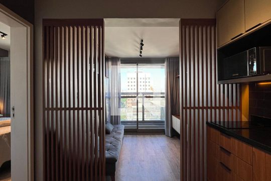 Sala de apartamento à venda com 1 quarto, 40m² em Jardim Paulista, São Paulo