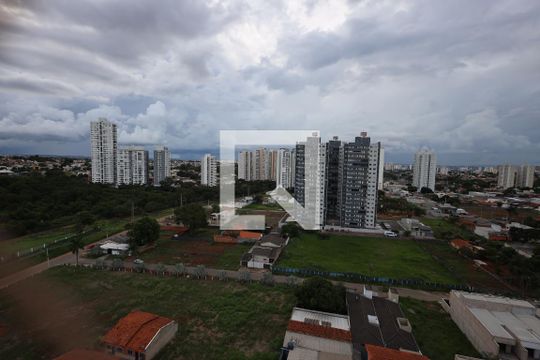 Vista da Sala de apartamento para alugar com 3 quartos, 80m² em Jardim Atlantico, Goiânia