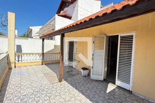 Varanda da Sala de casa à venda com 3 quartos, 210m² em Vila Metalúrgica, Santo André