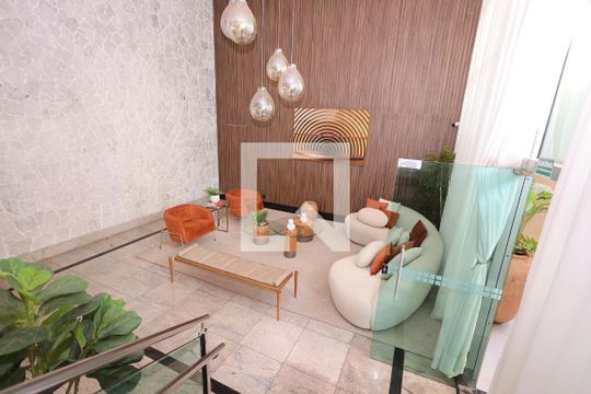 Hall de entrada de apartamento para alugar com 3 quartos, 100m² em Nova Suiça, Goiânia