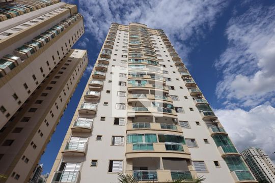 Fachada do bloco de apartamento para alugar com 3 quartos, 100m² em Nova Suiça, Goiânia