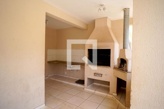 Área comum - Churrasqueira de apartamento para alugar com 1 quarto, 32m² em Lot. Dinora Rosa, Sorocaba