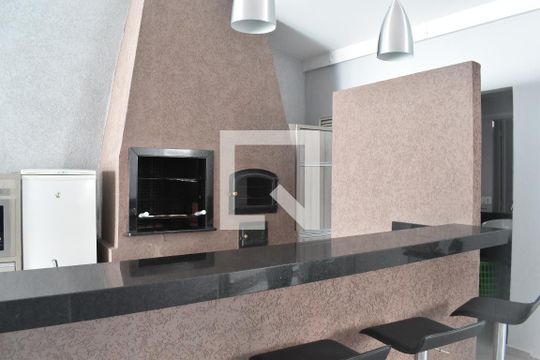 Área comum - Salão de festas de casa de condomínio para alugar com 3 quartos, 300m² em São Braz, Curitiba