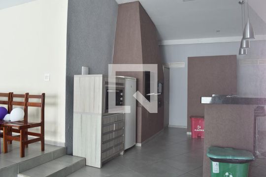 Área comum - Salão de festas de casa de condomínio para alugar com 3 quartos, 300m² em São Braz, Curitiba