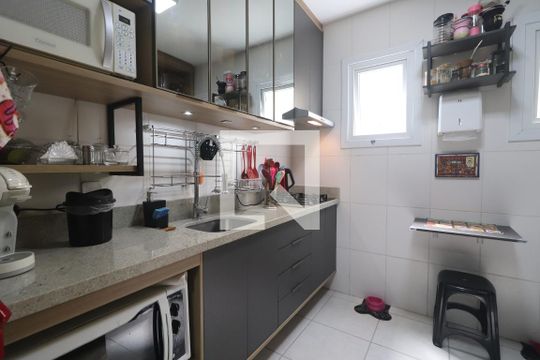 Cozinha de apartamento à venda com 2 quartos, 51m² em Liberdade, Novo Hamburgo