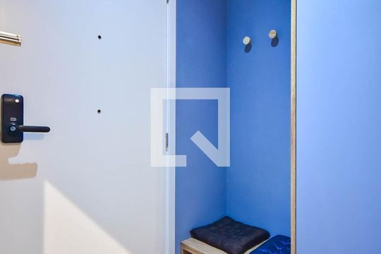 Hall de Entrada de kitnet/studio à venda com 1 quarto, 25m² em Brooklin, São Paulo